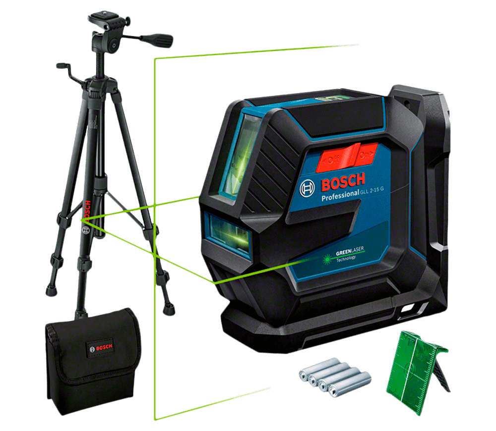 Nivelă cu laser BOSCH GLL 2-15 G (601063W01) 2fascicole 15m