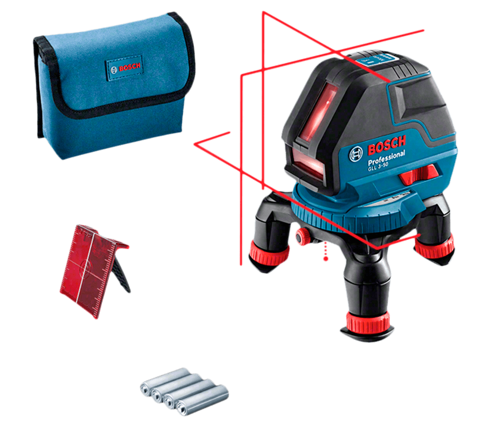 Nivelă cu laser BOSCH GLL 3-50 (601063800) 3fascicole 50m