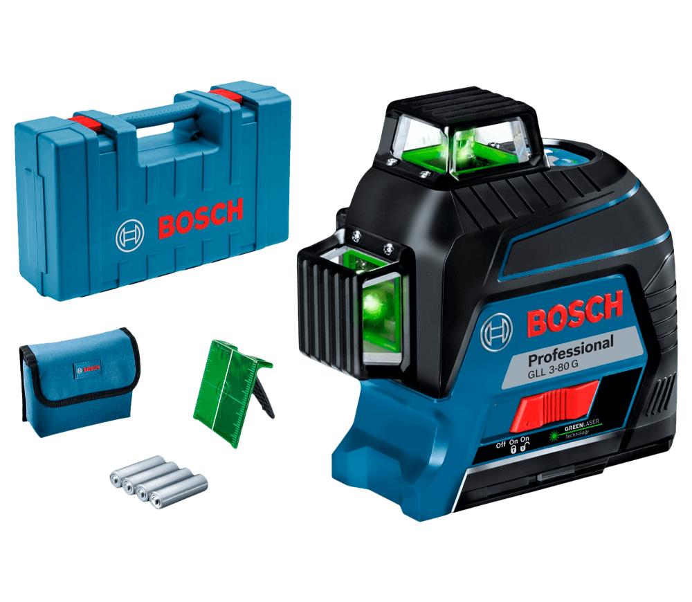 Nivelă cu laser BOSCH GLL 3-80 G 3fascicole 120m