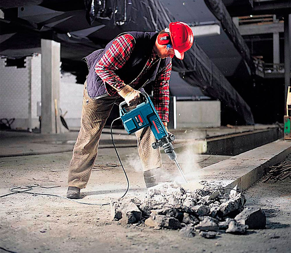 Отбойный молоток BOSCH GSH 11E 1500вт 16.8Дж-10