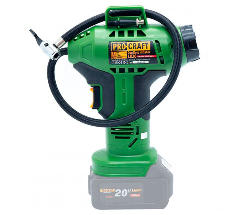 Compresor auto cu acumulator ProCraft LK20 1100w 11bar 12l/min-4