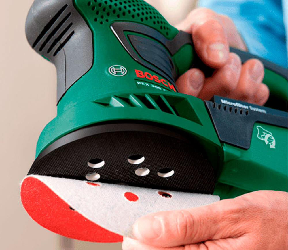 Mașină de șlefuit excentrică BOSCH PEX 300 AE 270w 125mm-8