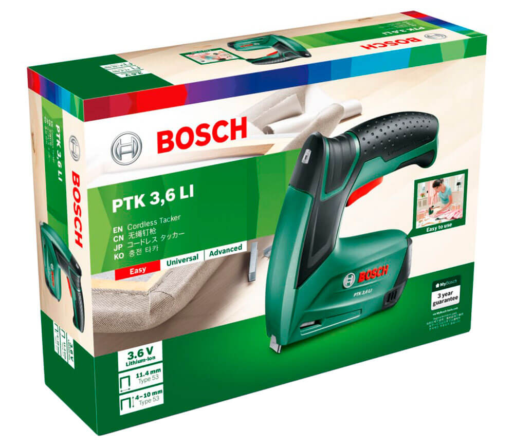 Capsator cu acumulator BOSCH PTK 3.6Li (603968220) 30bat/min 3.6V 1.5Ah-2