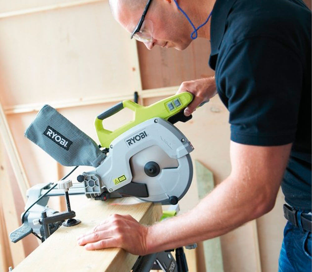 Fierăstrău circular staționar RYOBI EMS216L 1500w 216mm-4