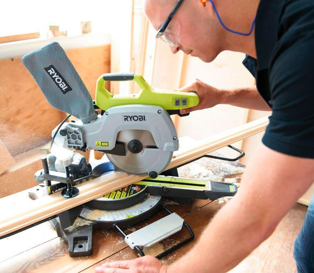 Fierăstrău circular staționar RYOBI EMS216L 1500w 216mm-7