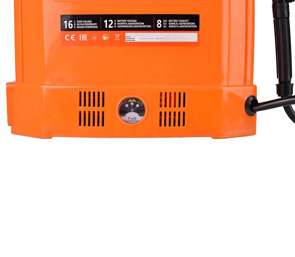 Pulverizator cu acumulator SEQUOIA SAS16 4bar 16L 12V 8Ah-7