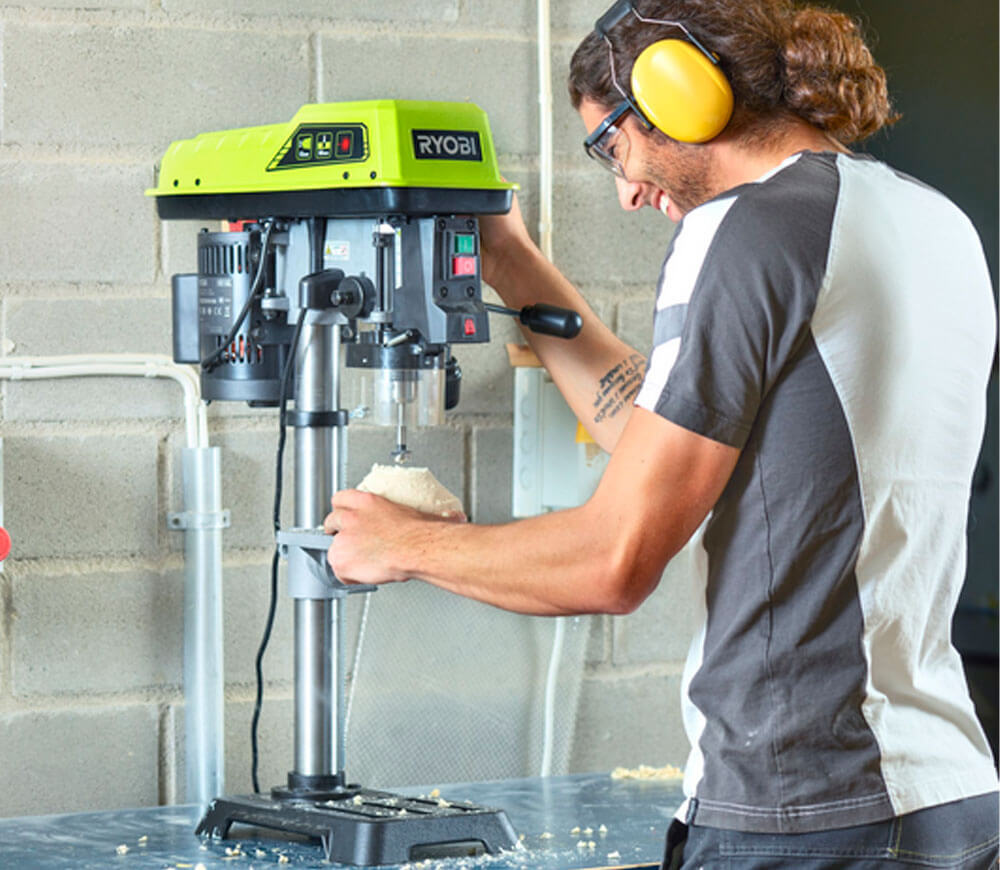 Сверлильный станок RYOBI RDP102L (5133002855) 390вт-7