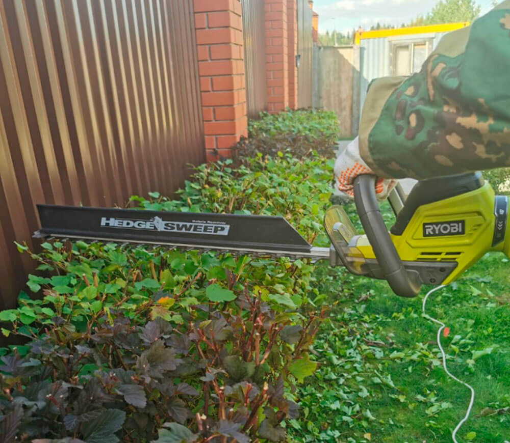 Trimmer gard viu electric RYOBI RHT6160RS 600w 600mm-8