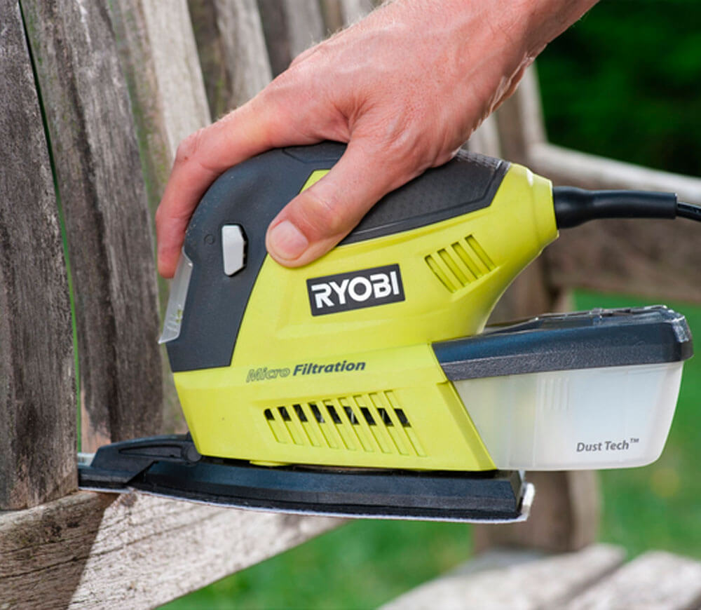 Mașină de șlefuit cu vibrații RYOBI RMS180-S (5133002907) 180w-7