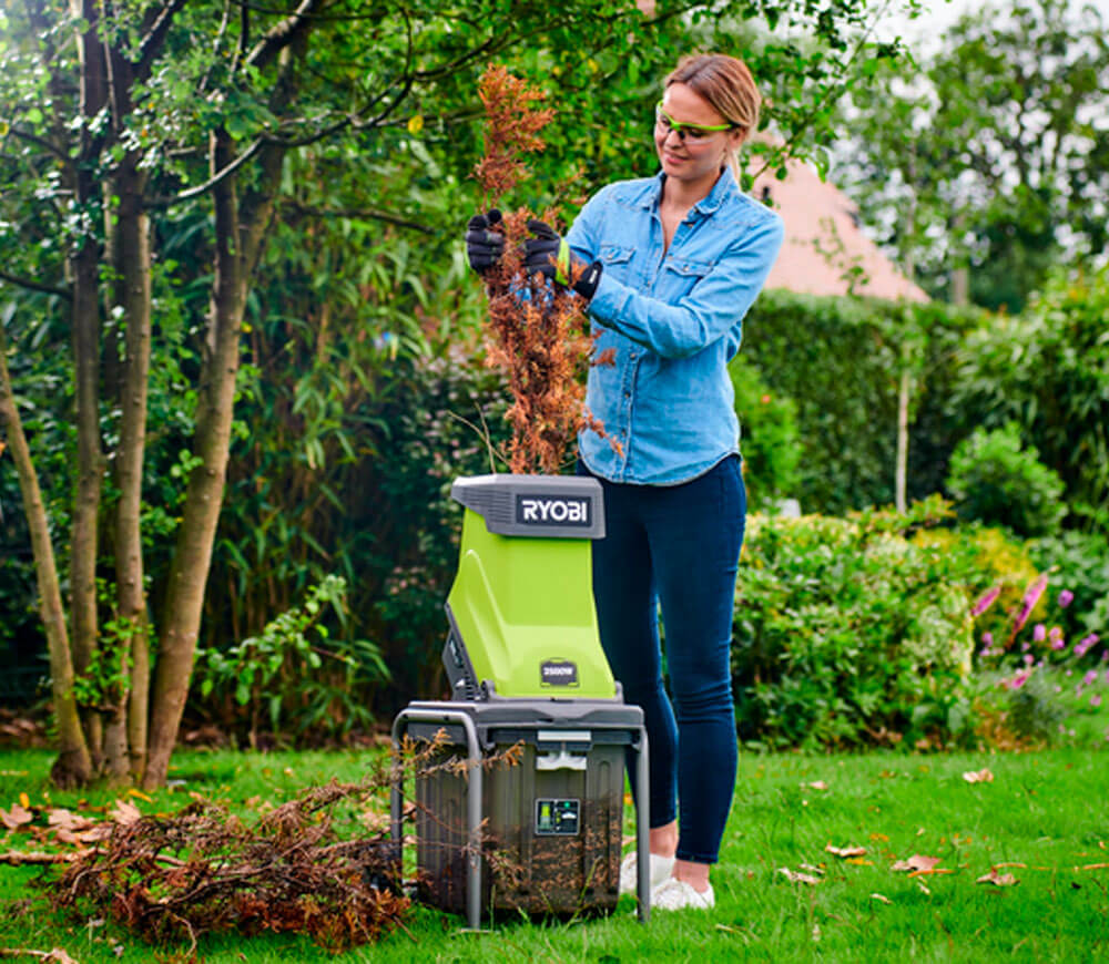 Измельчитель веток RYOBI RSH2545B 2500вт-4