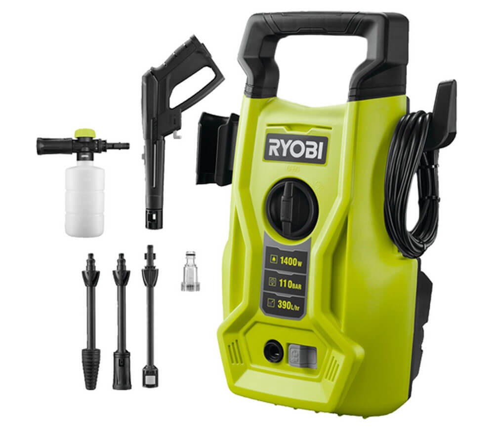 Aparat de spălat cu presiune RYOBI RY110PWA 1400w 110bar 390l/h-2