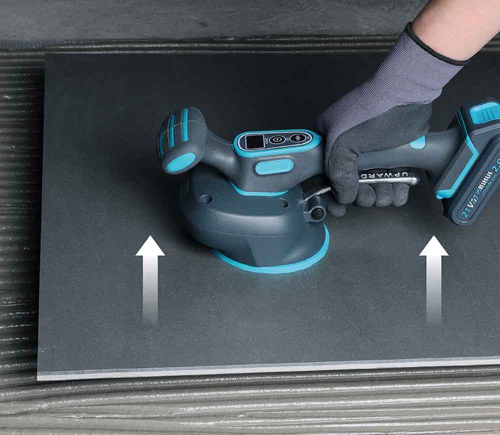 Vibrator pentru plăci ceramice 120mm 10000r/min 21V 2Ah 35kg LFTBA BIHUI-2