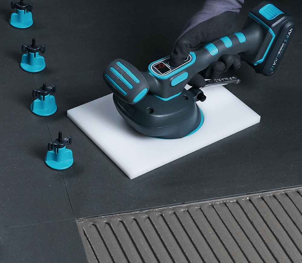 Vibrator pentru plăci ceramice 120mm 10000r/min 21V 2Ah 35kg LFTBA BIHUI-3