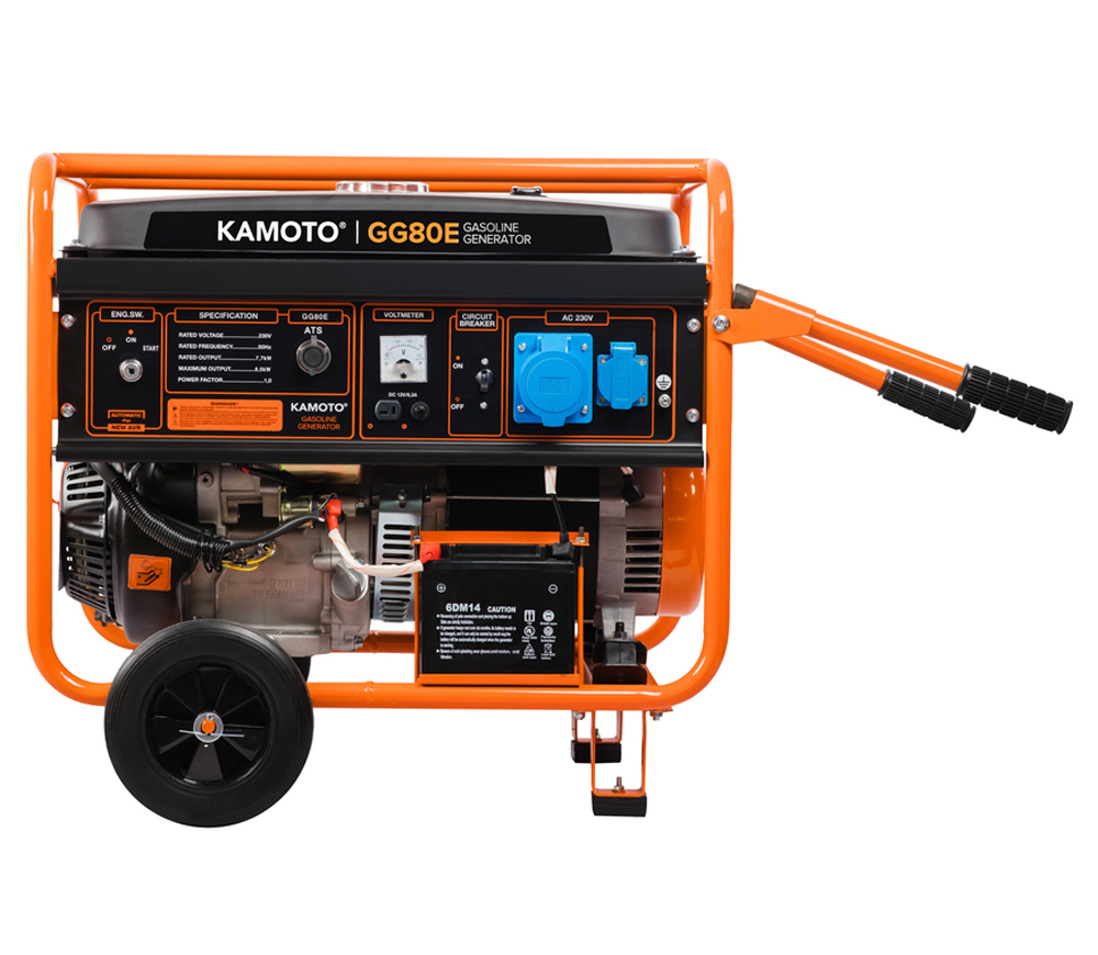 Generator electric KAMOTO GG 80E 8kw Benzină AVR-3