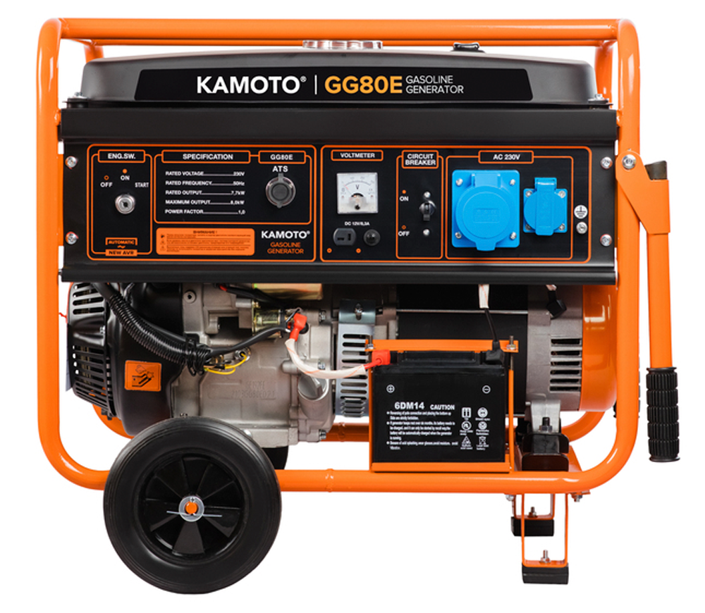 Generator electric KAMOTO GG 80E 8kw Benzină AVR-4