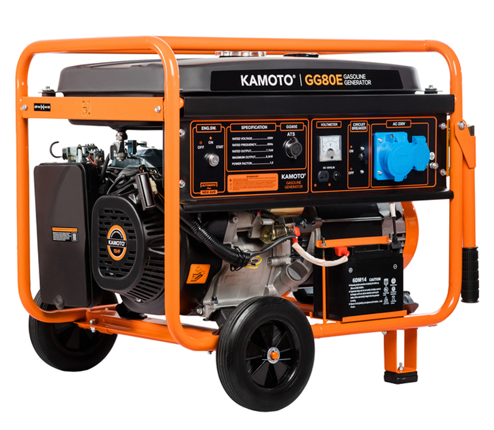 Generator electric KAMOTO GG 80E 8kw Benzină AVR-5