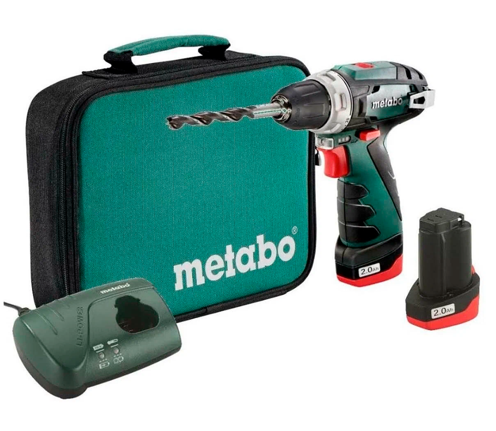 Mașină de înșurubat cu acumulator METABO PowerMaxx BS 12V 2Ah-11