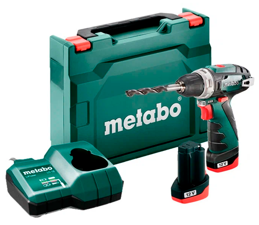 Шуруповерт аккумуляторный METABO PowerMaxx BS Basic mBOX (600984500) 12В 2Ач-11