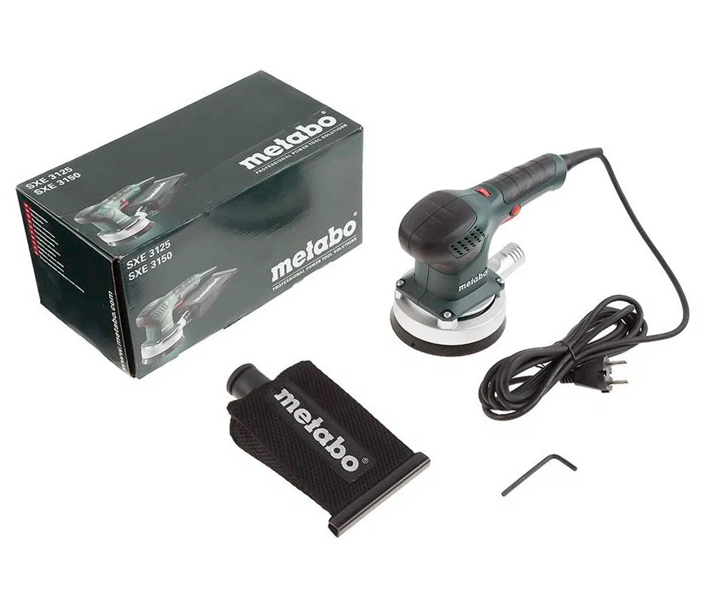 Mașină de șlefuit excentrică METABO SXE 3125 210w 125mm-10