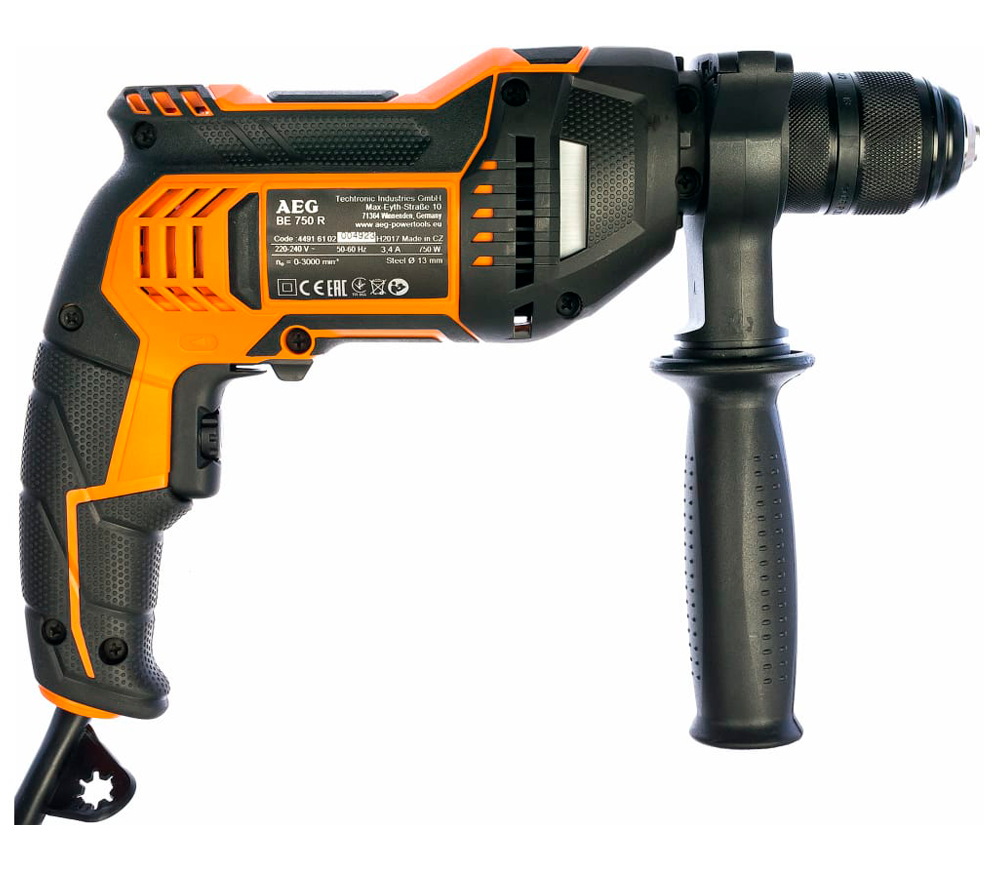Mașină de găurit AEG BE750R (4935449160) 750w-2