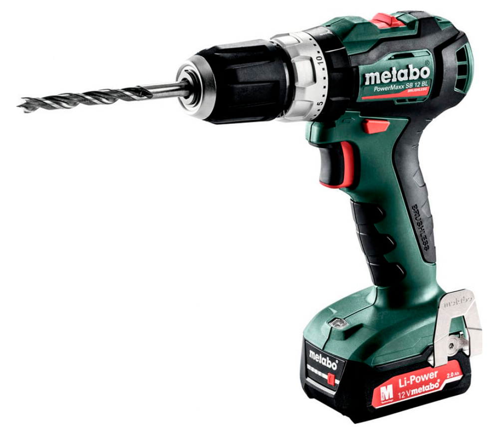 Шуруповерт аккумуляторный METABO PowerMaxx SB BL (601784500) 12В 2Ач-2