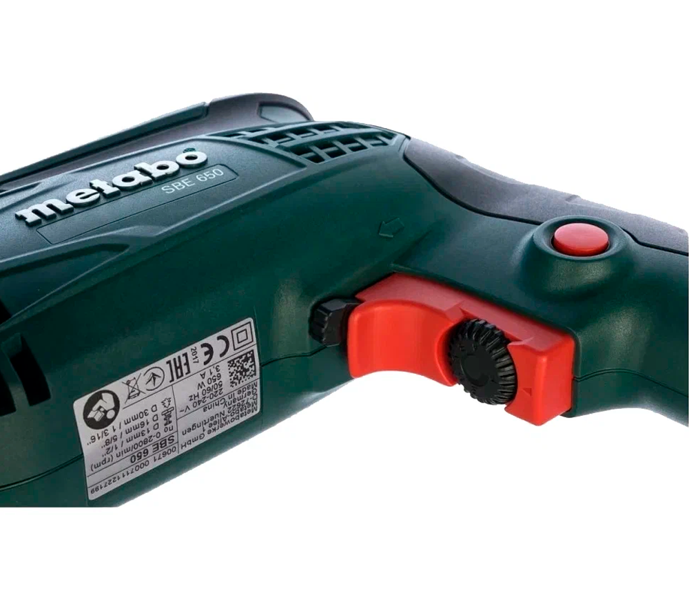 Mașină de găurit cu percuție METABO SBE 650 650w-3