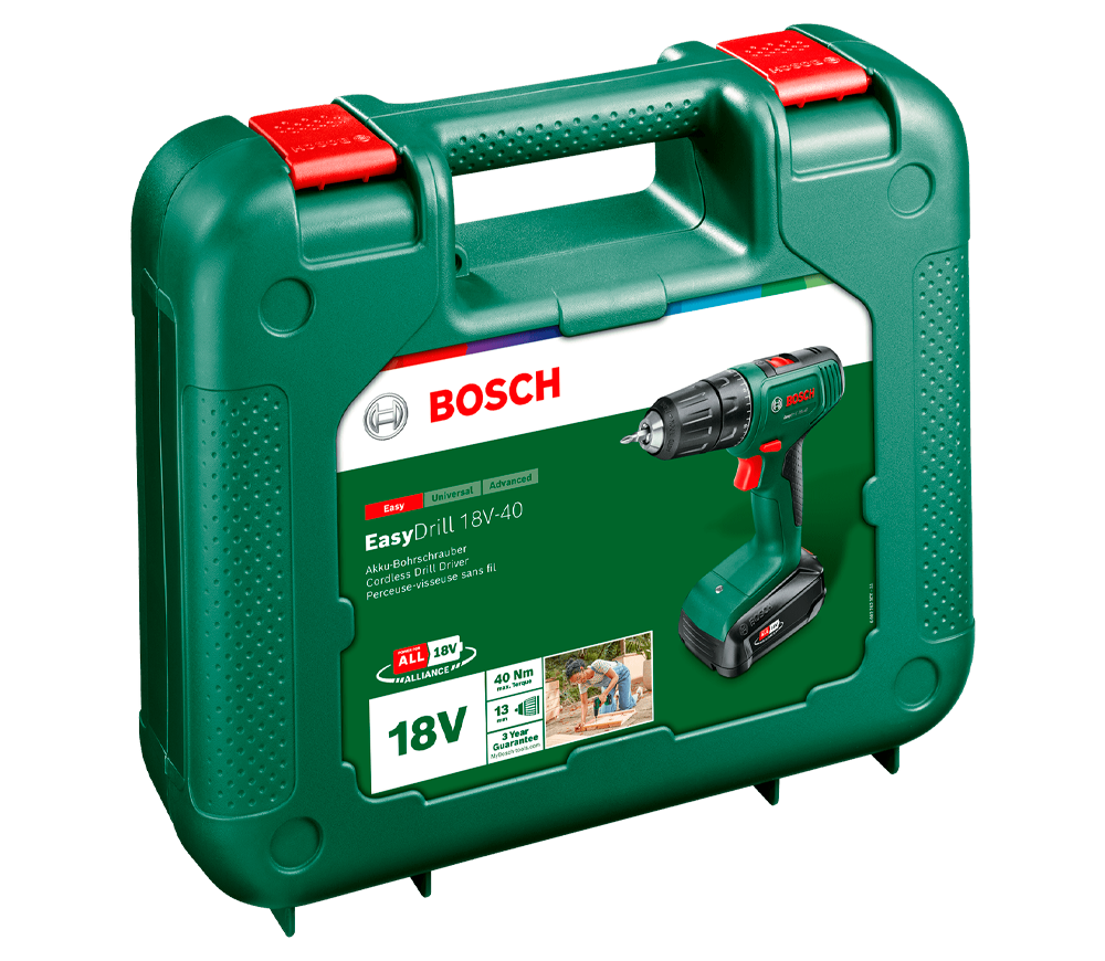 Шуруповерт аккумуляторный BOSCH EasyDrill 18V-40 18В 2Ач-3