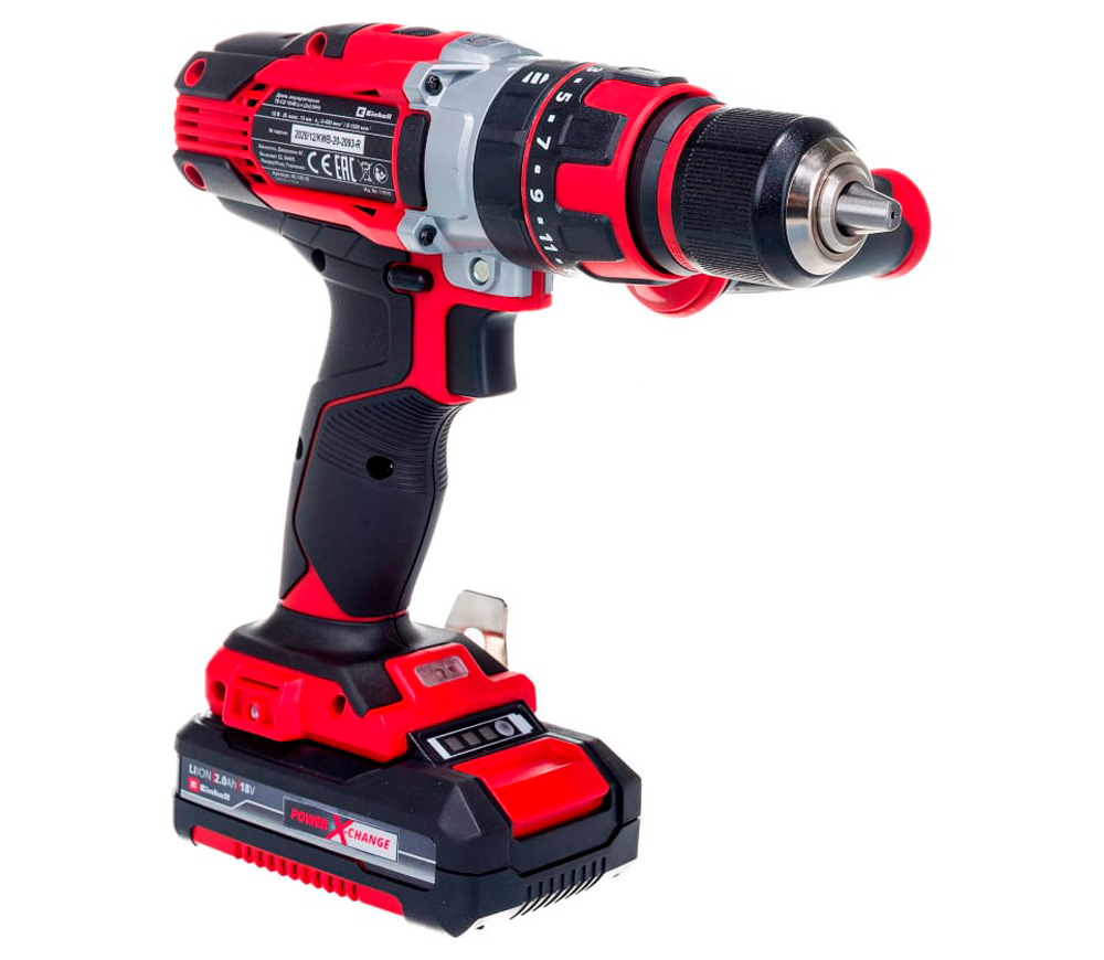 Шуруповерт аккумуляторный EINHELL PXC TE-CD 18/48 Li-i 18В 2Ач-3
