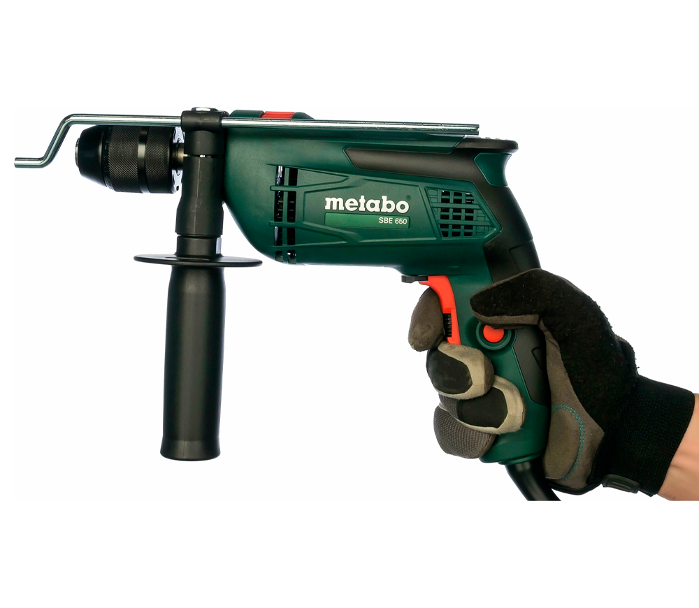 Mașină de găurit cu percuție METABO SBE 650 650w-4
