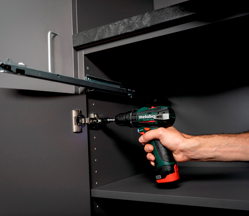 Шуруповерт аккумуляторный METABO PowerMaxx SB BL (601784500) 12В 2Ач-4