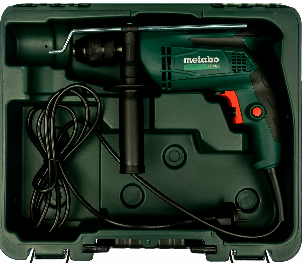 Mașină de găurit cu percuție METABO SBE 650 650w-5