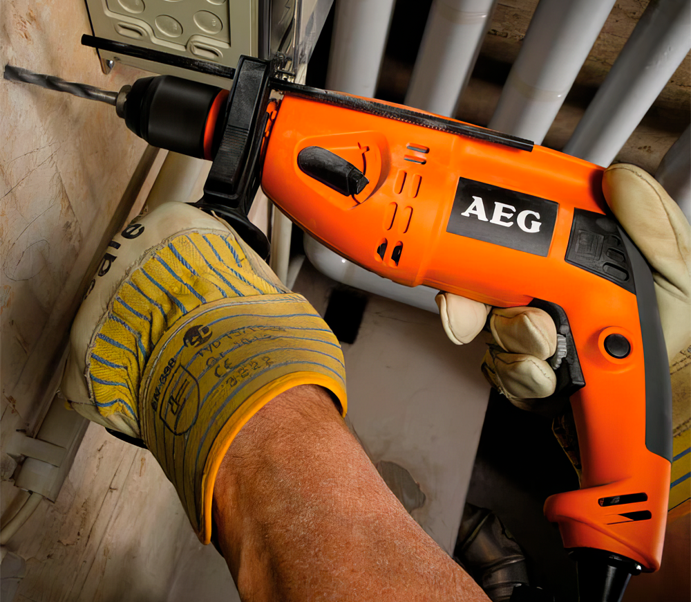 Mașină de găurit cu percutie AEG SB2E750RXST 750w-5