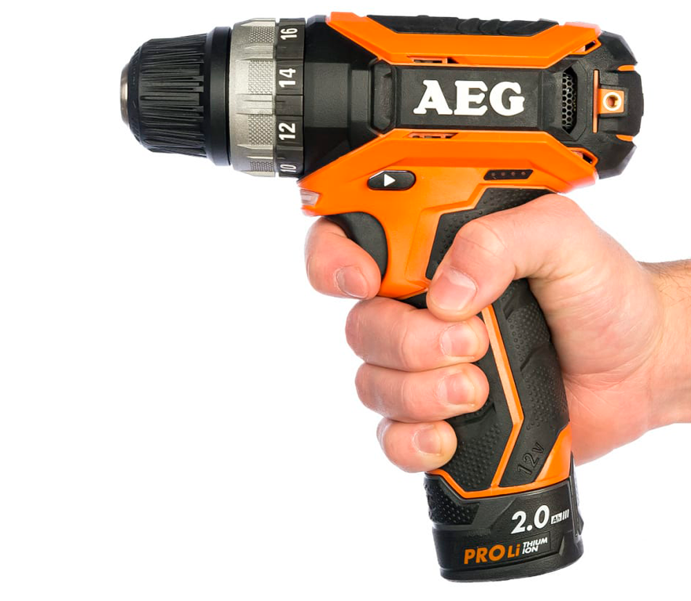 Шуруповерт аккумуляторный AEG BS12C2 Li-202C 12В 2Ач-5