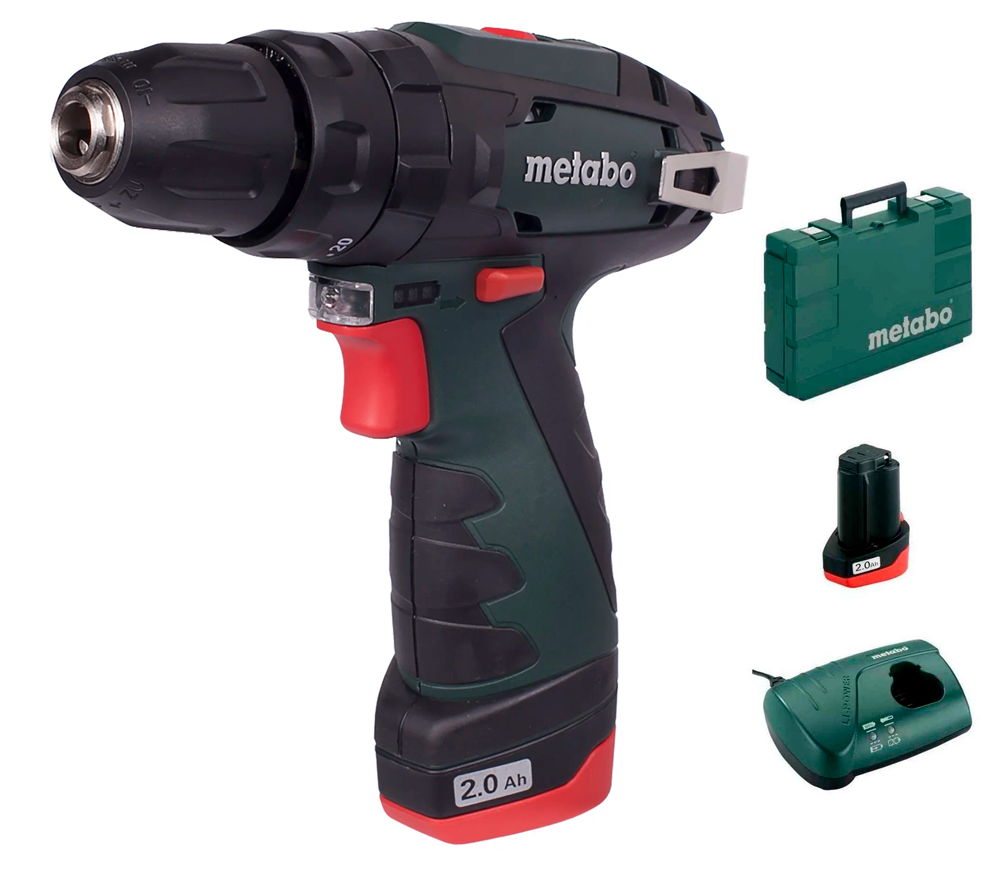 Шуруповерт аккумуляторный METABO PowerMaxx SВ (600385500) 12В 2Ач-5
