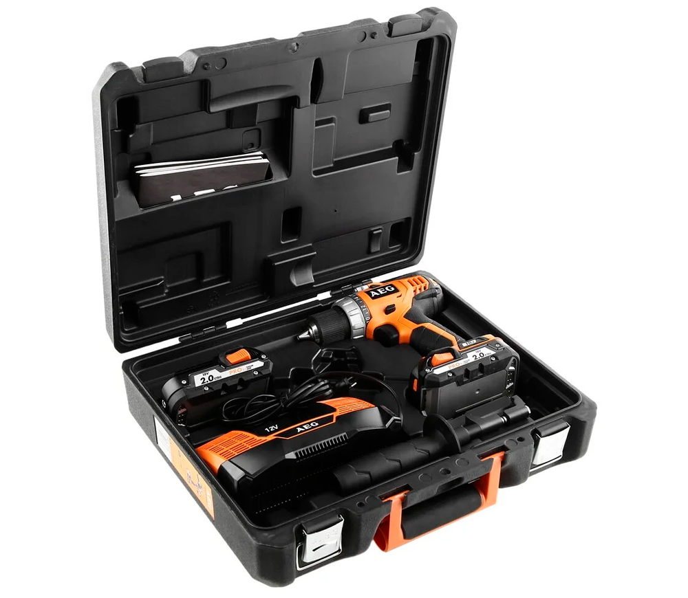 Mașină de înșurubat cu acumulator AEG BS18C LI-202C (4935443977) 18V 2Ah-6