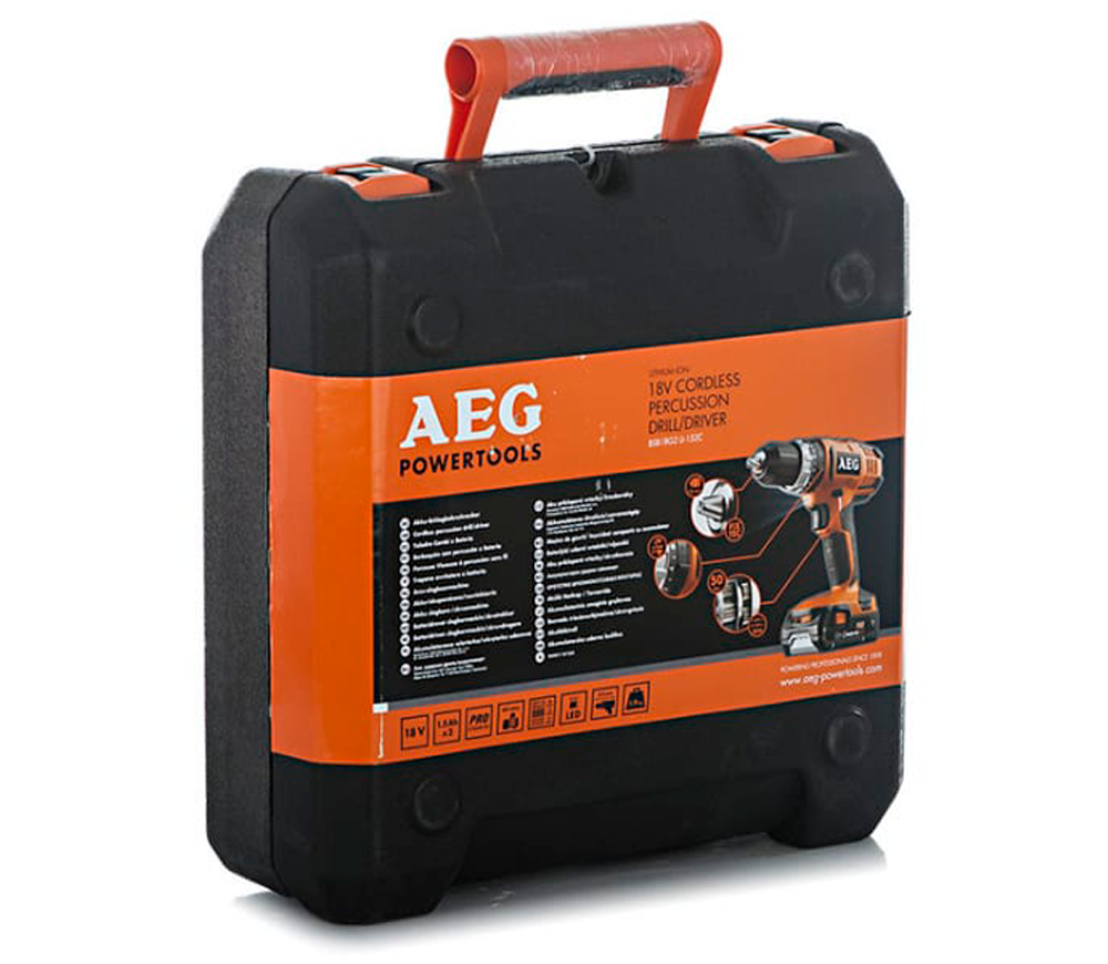 Шуруповерт аккумуляторный AEG BSB18G2 LI-152C 18В 1.5Ач-8