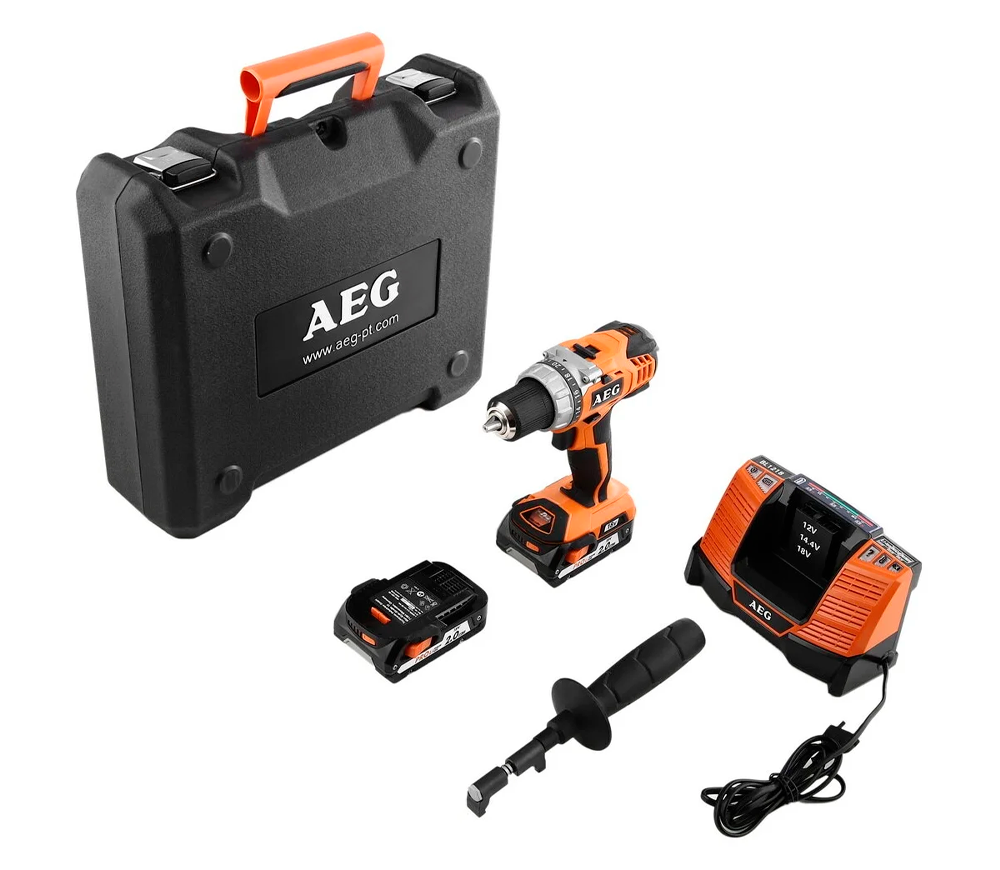 Mașină de înșurubat cu acumulator AEG BS18C LI-202C (4935443977) 18V 2Ah-8