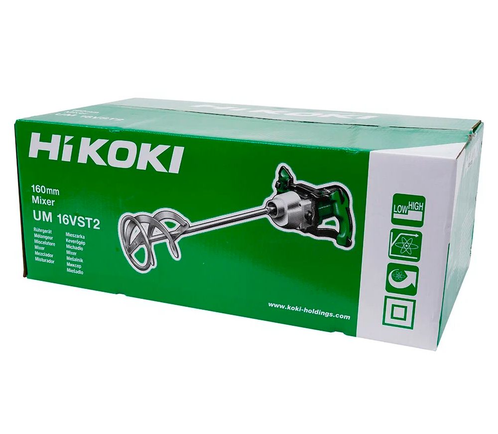 Миксер строительный HIKOKI UM16VST2UAZ 1600вт-9