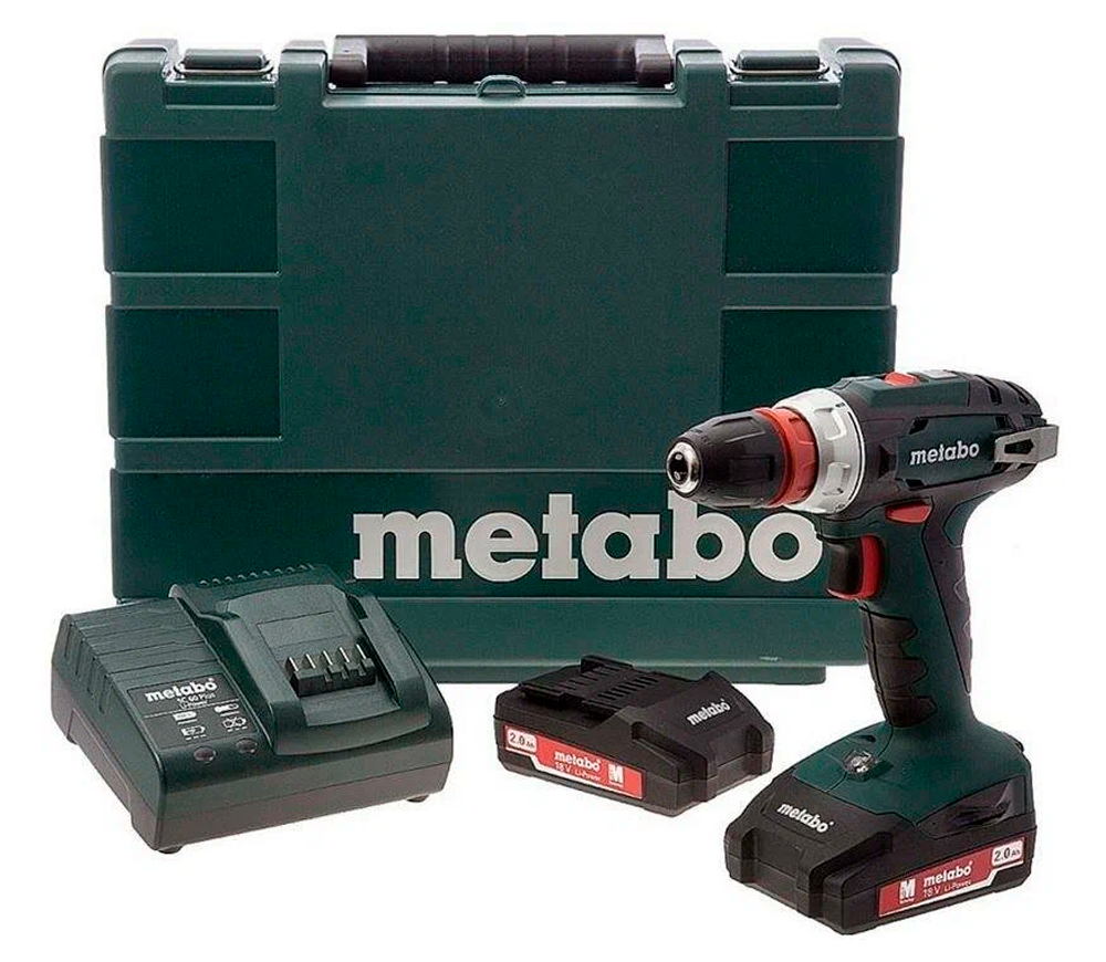 Mașină de înșurubat cu acumulator METABO BS 18 Quick Set 18V 2Ah-9