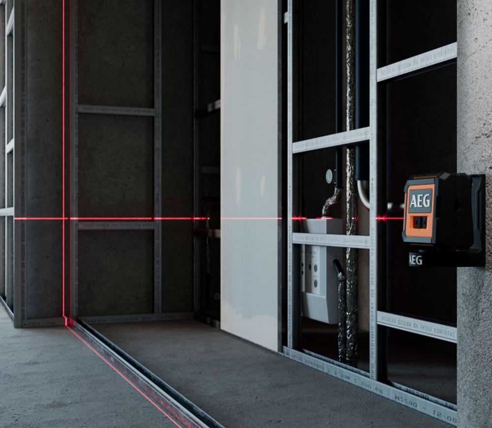 Nivelă cu laser AEG CLR215-B 2fascicole 15m-9
