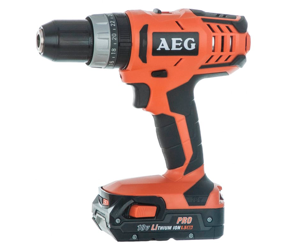 Шуруповерт аккумуляторный AEG BSB18G2 LI-152C 18В 1.5Ач-2