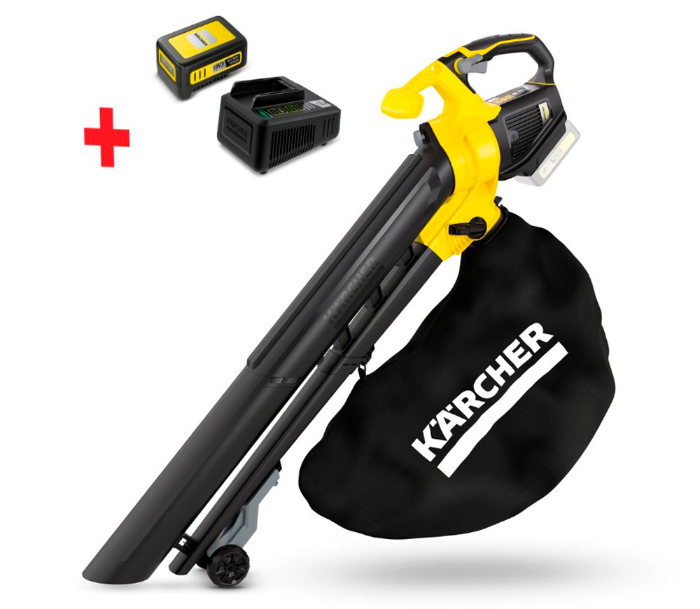Suflantă cu acumulator KARCHER BLV 18-200 BATTERY + KIT 18V 2,5Ah