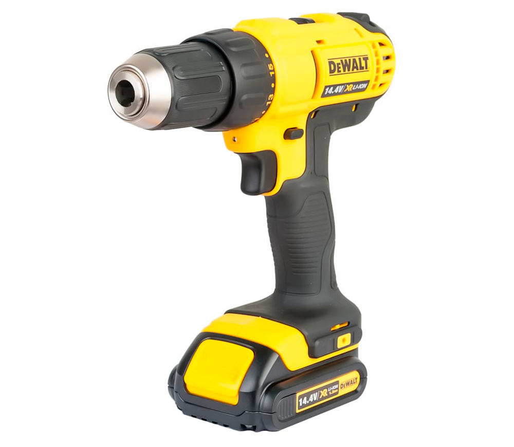 Шуруповерт аккумуляторный DEWALT DCD734C2 14.4В 1.3Ач