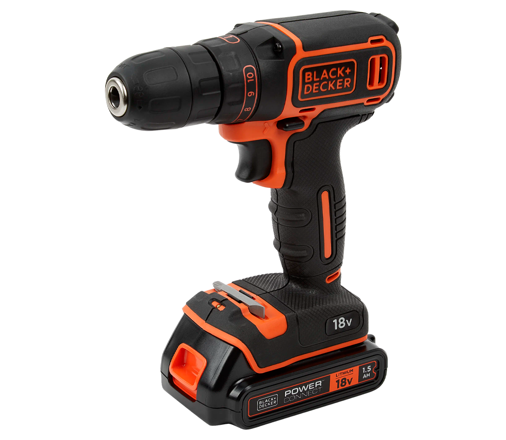 Mașină de înșurubat cu acumulator BLACK&DECKER BDCDC18KB 18V 1.5Ah