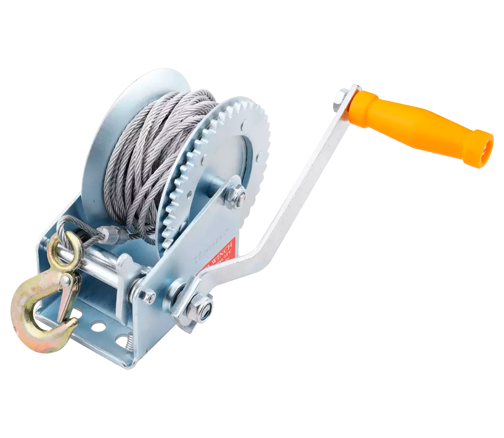 Troliu manual orizontal cu frână cu clichet HOTECHE 680005 1350kg 10m