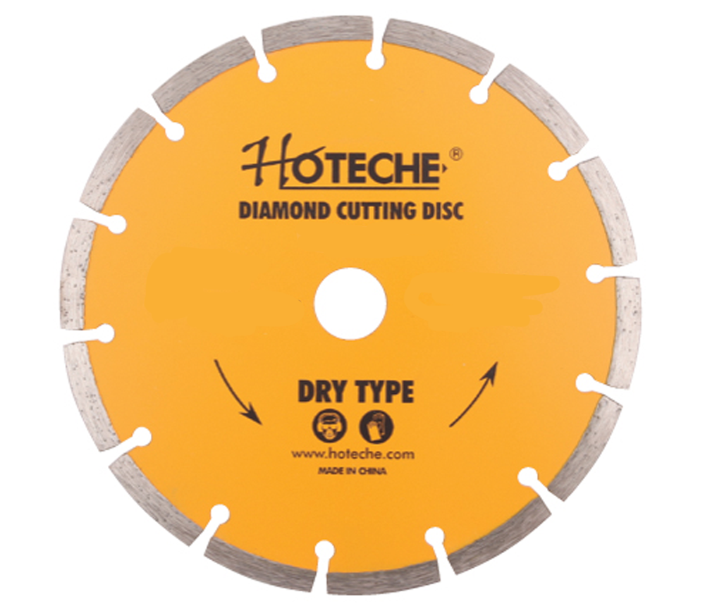 Disc de tăiat cu diamant HOTECHE 570204 125mm segmentat cărămidă/piatră/beton