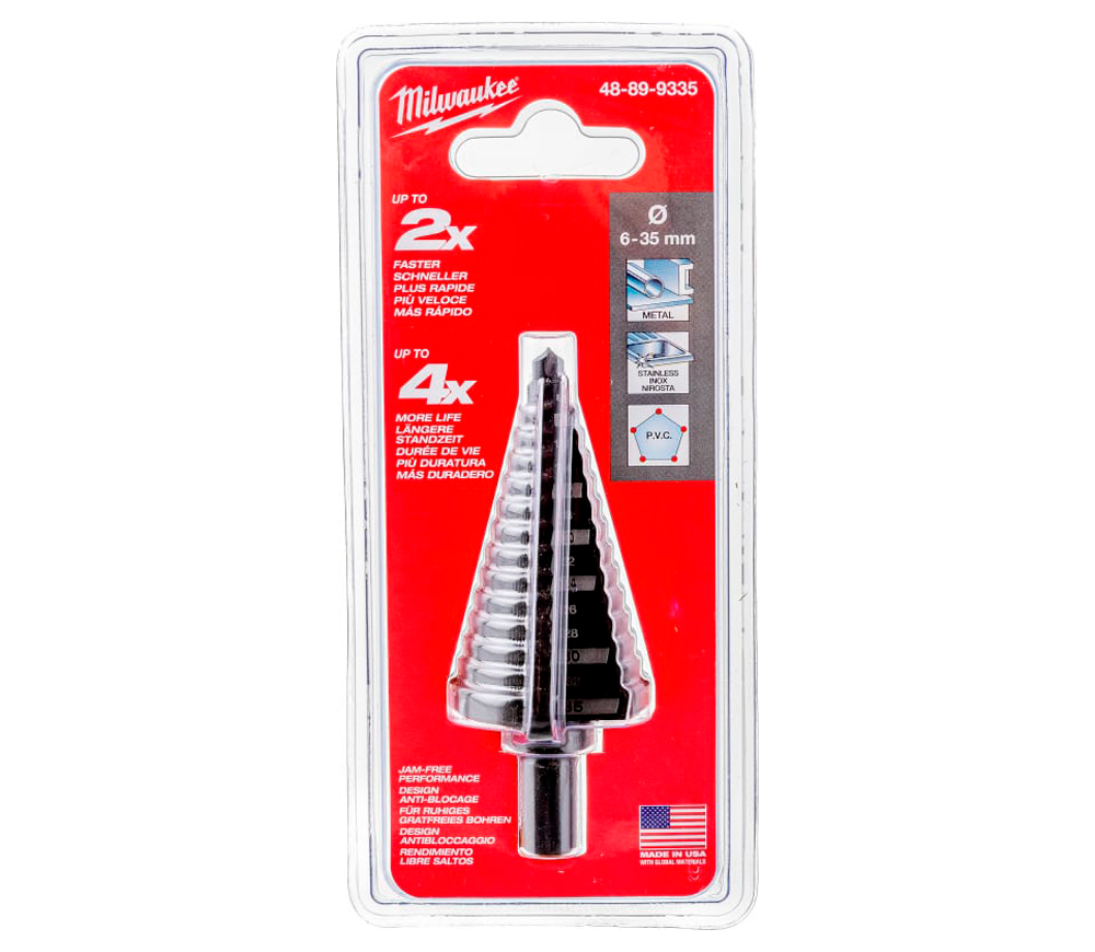 Burghiu în trepte MILWAUKEE 48899335 6-35mm HSS-3