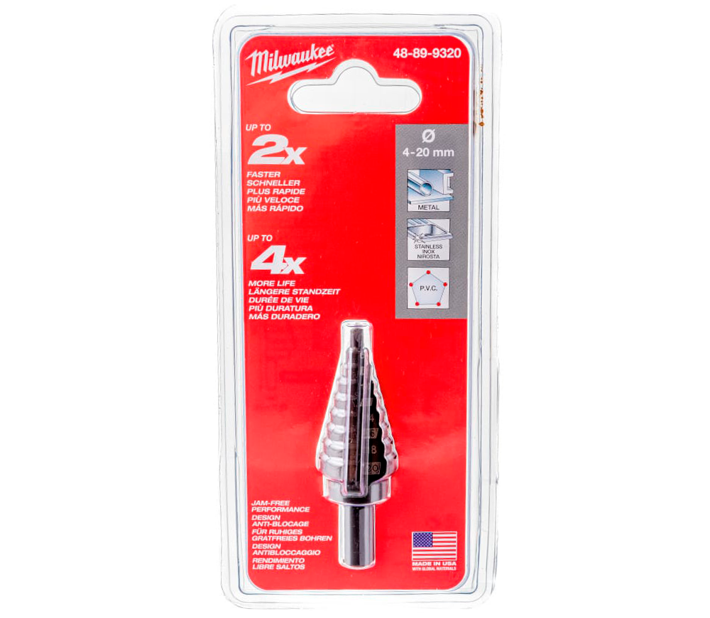 Burghiu în trepte MILWAUKEE 48899320 4-20mm HSS-3