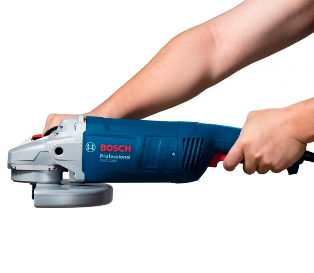 Угловая шлифмашина BOSCH GWS 2200 2200вт 230мм-4