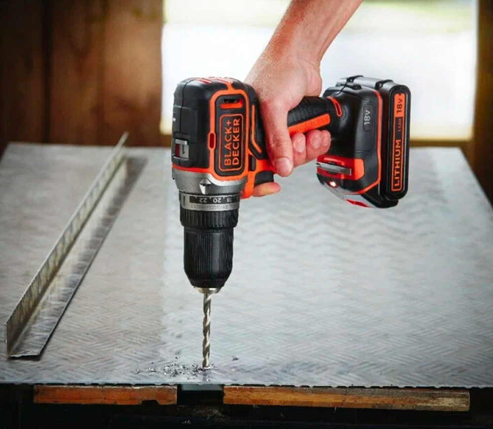 Шуруповерт аккумуляторный BLACK&DECKER BL186KB-QW 18В 1.5Ач-4